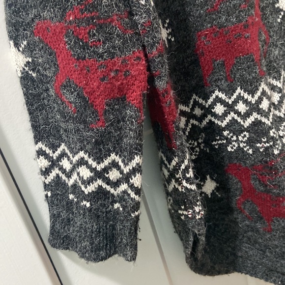 Shineflow Women's Reindeer Snowflake Midi Christmas Pullover Sweater Small EUC - Picture 9 of 13